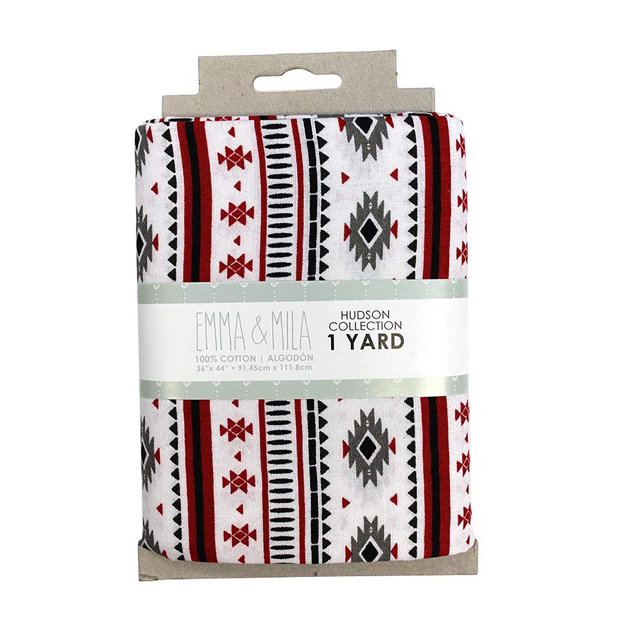 Emma & Mila® Hudson Collection Blanket Stripe Precut Cotton Fabric, 4ct.